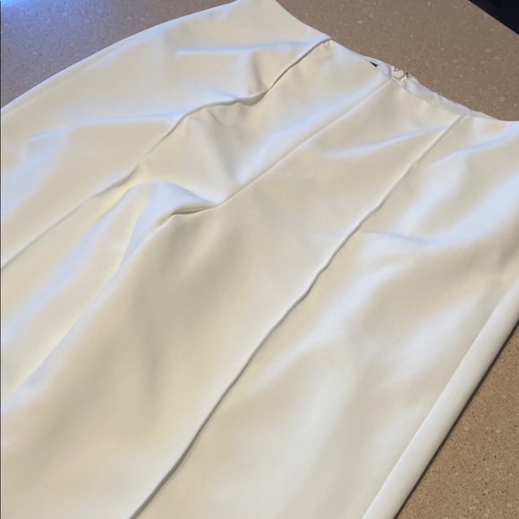 Alex Marie Elegant Ivory Wide Leg Pants - Picture 6 of 10
